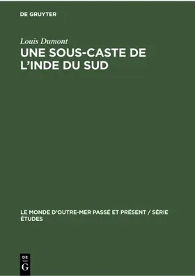 Dumont |  Une sous-caste de l’Inde du Sud | eBook | Sack Fachmedien
