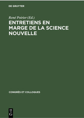 Poirier | Entretiens en marge de La science nouvelle | E-Book | sack.de