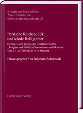 Achenbach |  Persische Reichspolitik und lokale Heiligtümer | eBook | Sack Fachmedien