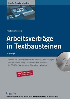 Göbbels |  Arbeitsverträge in Textbausteinen | eBook | Sack Fachmedien