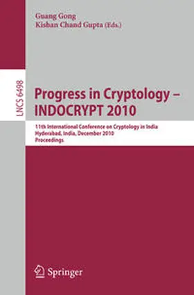 Gong / Gupta |  Progress in Cryptology - INDOCRYPT 2010 | eBook | Sack Fachmedien