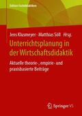 Klusmeyer / Söll |  Unterrichtsplanung in der Wirtschaftsdidaktik | eBook | Sack Fachmedien