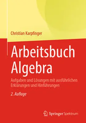 Karpfinger |  Arbeitsbuch Algebra | eBook | Sack Fachmedien