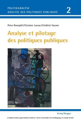 Knoepfel / Larrue / Varone |  Analyse et pilotage des politiques publiques | eBook | Sack Fachmedien
