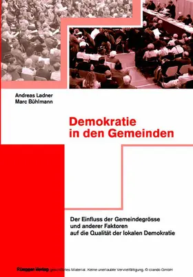 Bühlmann / Ladner |  Demokratie in den Gemeinden | eBook | Sack Fachmedien