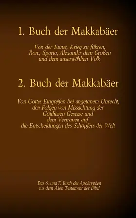 Menge / Tessnow |  Das 1. und 2. Buch der Makkabäer, das 6. und 7. Buch der Apokryphen aus der Bibel | eBook | Sack Fachmedien