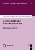 Lindner / Decker / Ehrensperger |  Gesellschaftliche Transformationen | eBook | Sack Fachmedien