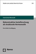 Schulz-Nieswandt |  Rekonstruktive Sozialforschung als strukturale Hermeneutik | eBook | Sack Fachmedien