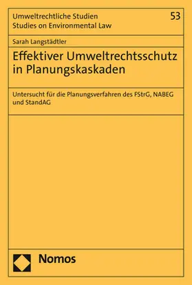 Langstädtler | Effektiver Umweltrechtsschutz in Planungskaskaden | E-Book | www.sack.de