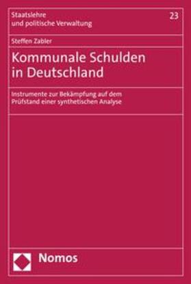 Zabler | Kommunale Schulden in Deutschland | E-Book | sack.de