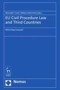 Trunk / Hatzimihail |  EU Civil Procedure Law and Third Countries | eBook | Sack Fachmedien