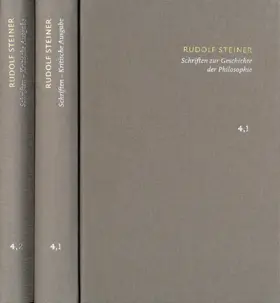 Steiner / Clement |  Rudolf Steiner: Schriften. Kritische Ausgabe / Band 4,1-2: Schriften zur Geschichte der Philosophie | eBook | Sack Fachmedien