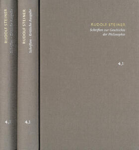 Steiner / Clement | Rudolf Steiner: Schriften. Kritische Ausgabe / Band 4,1-2: Schriften zur Geschichte der Philosophie | E-Book | sack.de