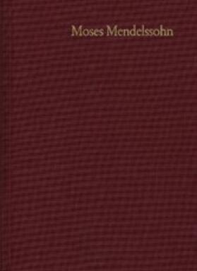 Mendelssohn / Brocke / Krochmalnik | Moses Mendelssohn: Gesammelte Schriften. Jubiläumsausgabe / Band 25,1-2: Register und Corrigenda | E-Book | sack.de