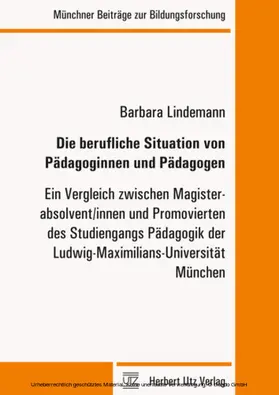 Lindemann |  Die berufliche Situation von Pädagoginnen und Pädagogen | eBook | Sack Fachmedien