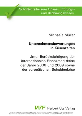 Müller |  Unternehmensbewertungen in Krisenzeiten | eBook | Sack Fachmedien