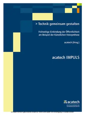 acatech / Strauß |  Technik gemeinsam gestalten | eBook | Sack Fachmedien