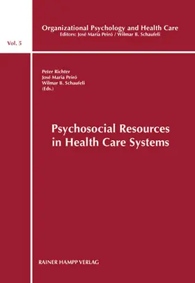 Richter |  Psychosocial Resources in Health Care Systems | eBook | Sack Fachmedien