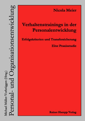 Meier | Verhaltenstrainings in der Personalentwicklung. Erfolgskriterien und Transfersicherung. Eine Praxisstudie | E-Book | sack.de