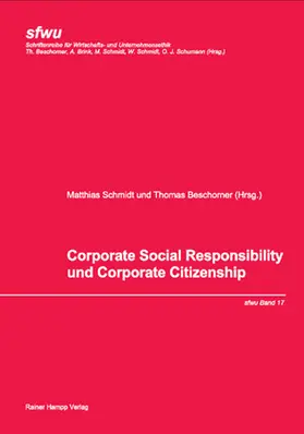 Schmidt |  Corporate Social Responsibility und Corporate Citizenship | eBook | Sack Fachmedien
