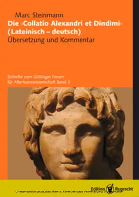 Steinmann |  Die »Collatio Alexandri et Dindimi« (lateinisch-deutsch) | eBook | Sack Fachmedien