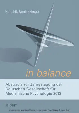 Berth |  in balance. | eBook | Sack Fachmedien