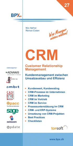 Hafner / BPX |  CRM, Customer Relationship Management | eBook | Sack Fachmedien