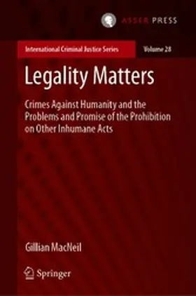 MacNeil |  Legality Matters | eBook | Sack Fachmedien