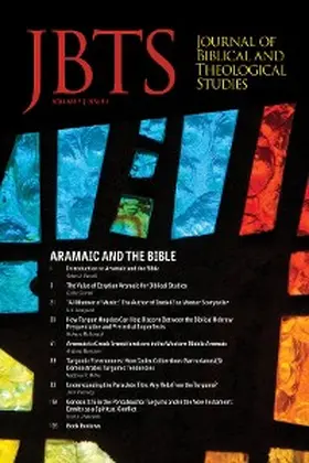 Diffey / Brandt / McLendon |  Journal of Biblical and Theological Studies, Issue 7.1 | eBook | Sack Fachmedien