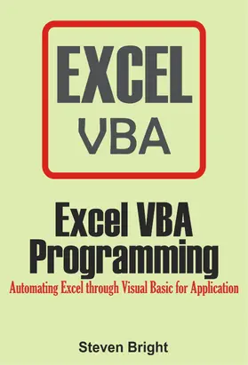 Bright |  Excel VBA Programming | eBook | Sack Fachmedien