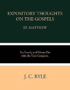 Ryle | Expository Thoughts on the Gospel: Matthew | E-Book | sack.de