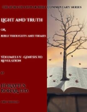 Bonar |  The Complete Horatius Bonar Bible Commentary Series 1-5 | eBook | Sack Fachmedien