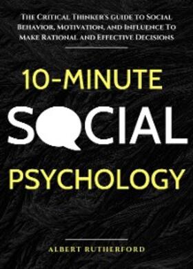 Rutherford |  10-Minute Social Psychology | eBook | Sack Fachmedien