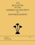  The Bulletin of the American Society of Papyrologists | Zeitschrift |  Sack Fachmedien
