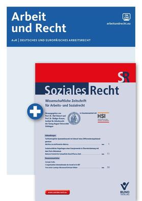 DGB Deutscher Gewerkschaftsbund |  Arbeit und Recht | Zeitschrift |  Sack Fachmedien