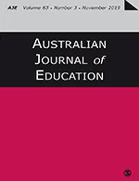  Australian Journal of Education | Zeitschrift |  Sack Fachmedien