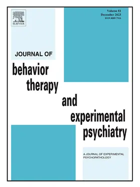 Journal of Behavior Therapy and Experimental Psychiatry | Pergamon | Zeitschrift | sack.de