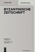 Hrsg. v. Berger, Albrecht |  Byzantinische Zeitschrift | Zeitschrift |  Sack Fachmedien