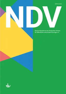 Herausgeber: Michael Löher, Vorstand des Deutschen Vereins |  Nachrichtendienst (NDV) | Zeitschrift |  Sack Fachmedien