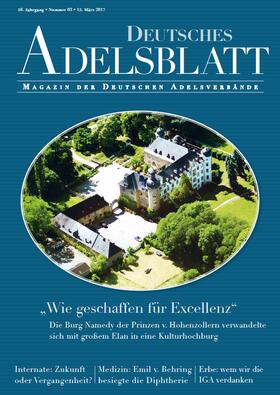 Deutsches Adelsblatt | Deutsches Adelsblatt | Zeitschrift | sack.de