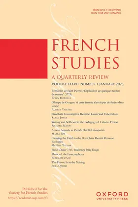 French Studies | Liverpool University Press | Zeitschrift | www.sack.de