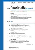  Die Fundstelle Bayern | Zeitschrift |  Sack Fachmedien