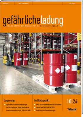 Storck Verlag Hamburg Verlagsgruppe Hüthig Jehle Rehm GmbH |  Gefährliche Ladung | Zeitschrift |  Sack Fachmedien