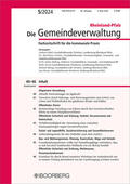  Die Gemeindeverwaltung Rheinland-Pfalz | Zeitschrift |  Sack Fachmedien