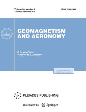 Geomagnetism and Aeronomy | Pleiades Publishing | Zeitschrift | sack.de