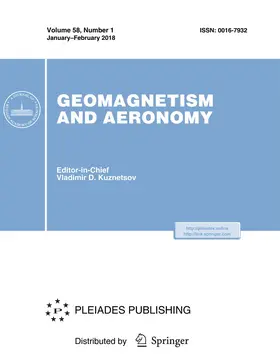 Geomagnetism and Aeronomy | Pleiades Publishing | Zeitschrift | sack.de