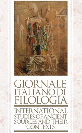Giornale italiano di filologia | Brepols | Zeitschrift | sack.de
