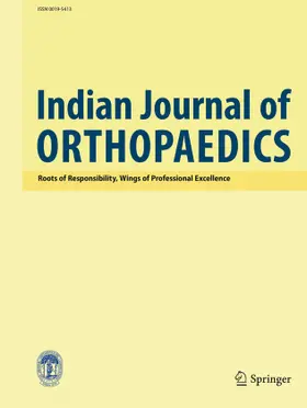 Indian Journal of Orthopaedics | Springer | Zeitschrift | www.sack.de