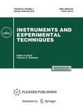  Instruments and Experimental Techniques | Zeitschrift |  Sack Fachmedien