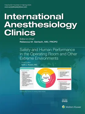  International Anesthesiology Clinics | Zeitschrift |  Sack Fachmedien
